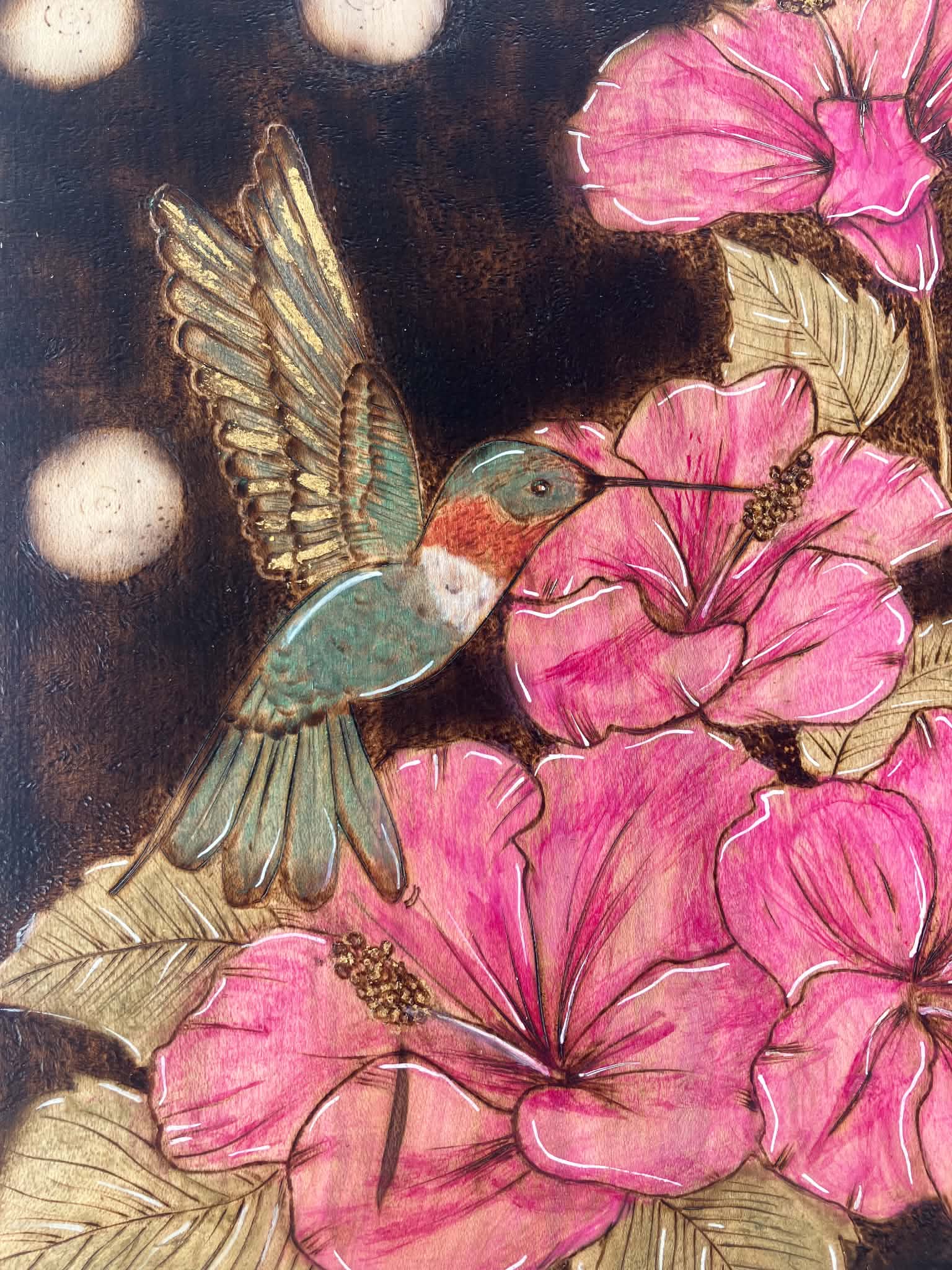 Collection ENVOL - Colibri et hibiscus