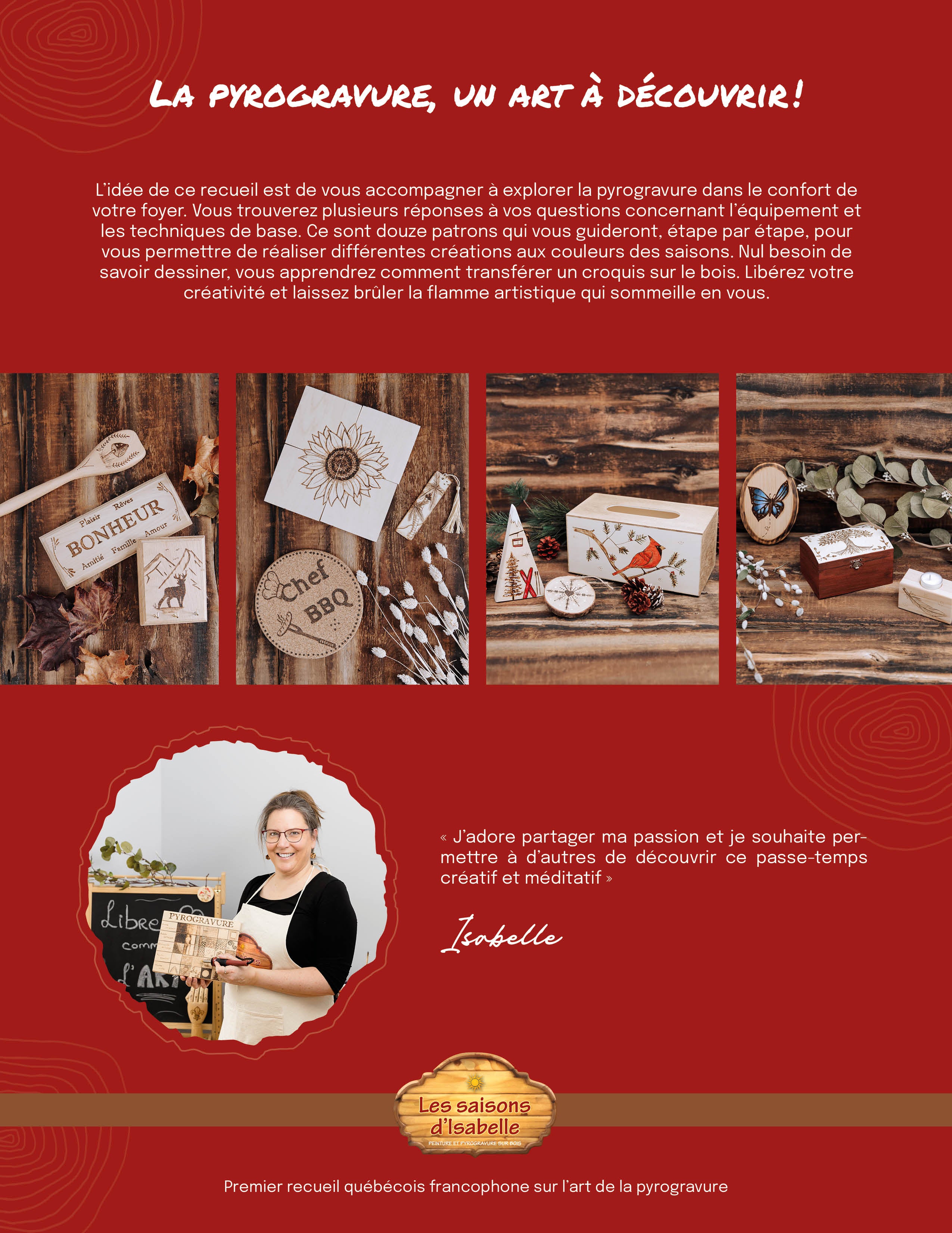 Recueil — L’art de la pyrogravure (guide pas à pas)