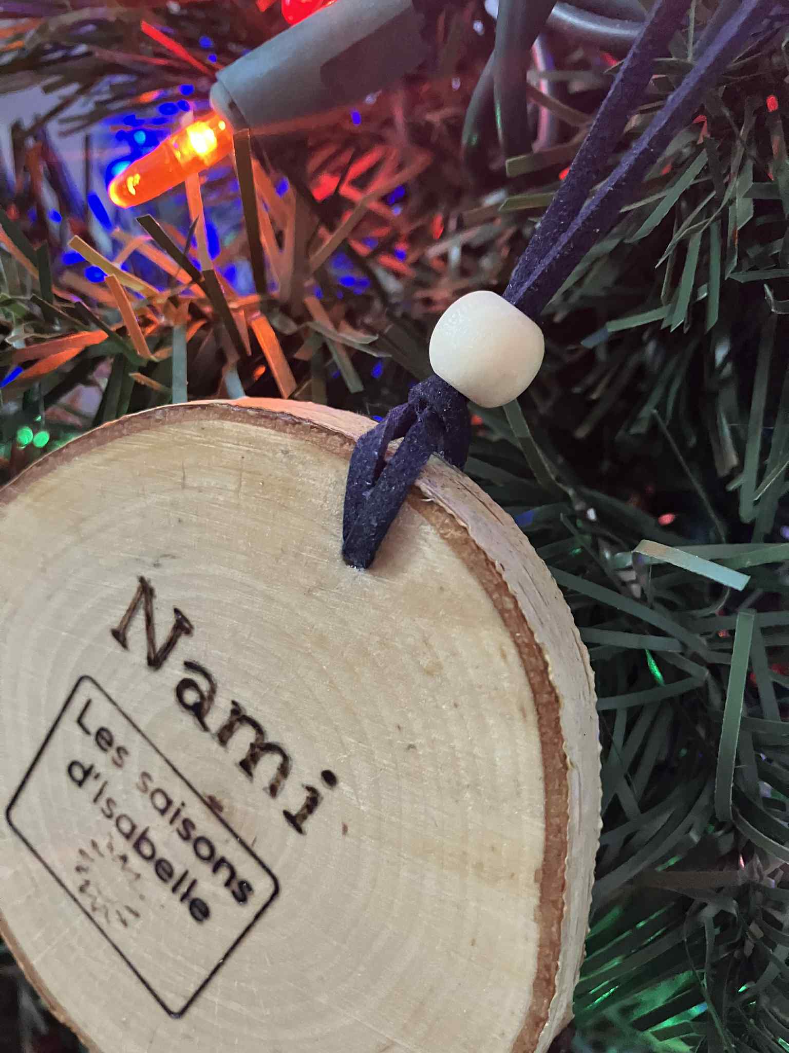 Ornement de ton fidèle compagnon — pyrogravure sur bois (personnalisé)