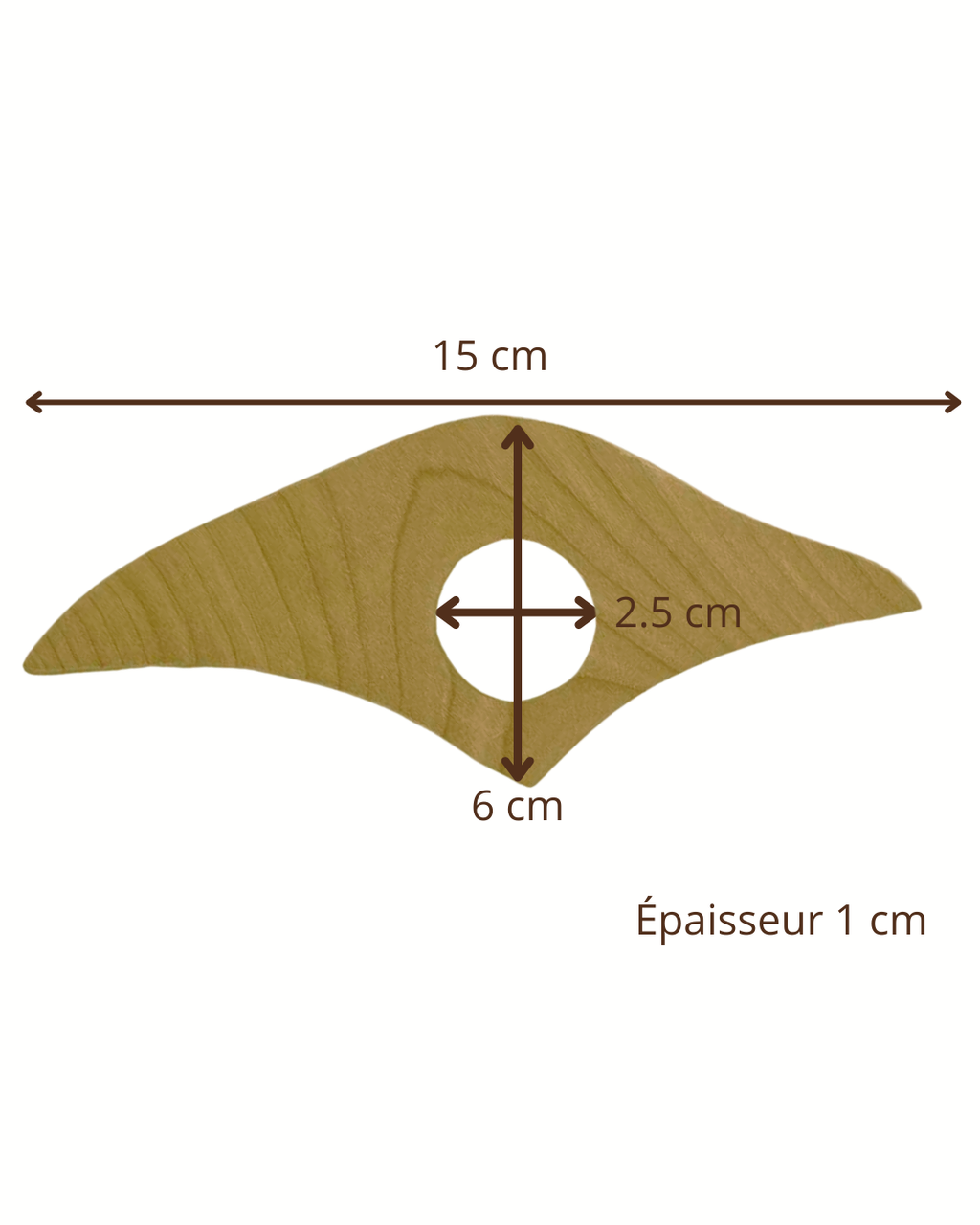 Bague de lecture en bois — maintiens ton livre d’une main (option personnalisée)