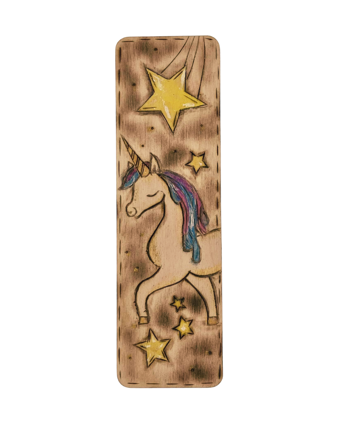 Marque-page en bois pyrogravé — plusieurs motifs + option personnalisée