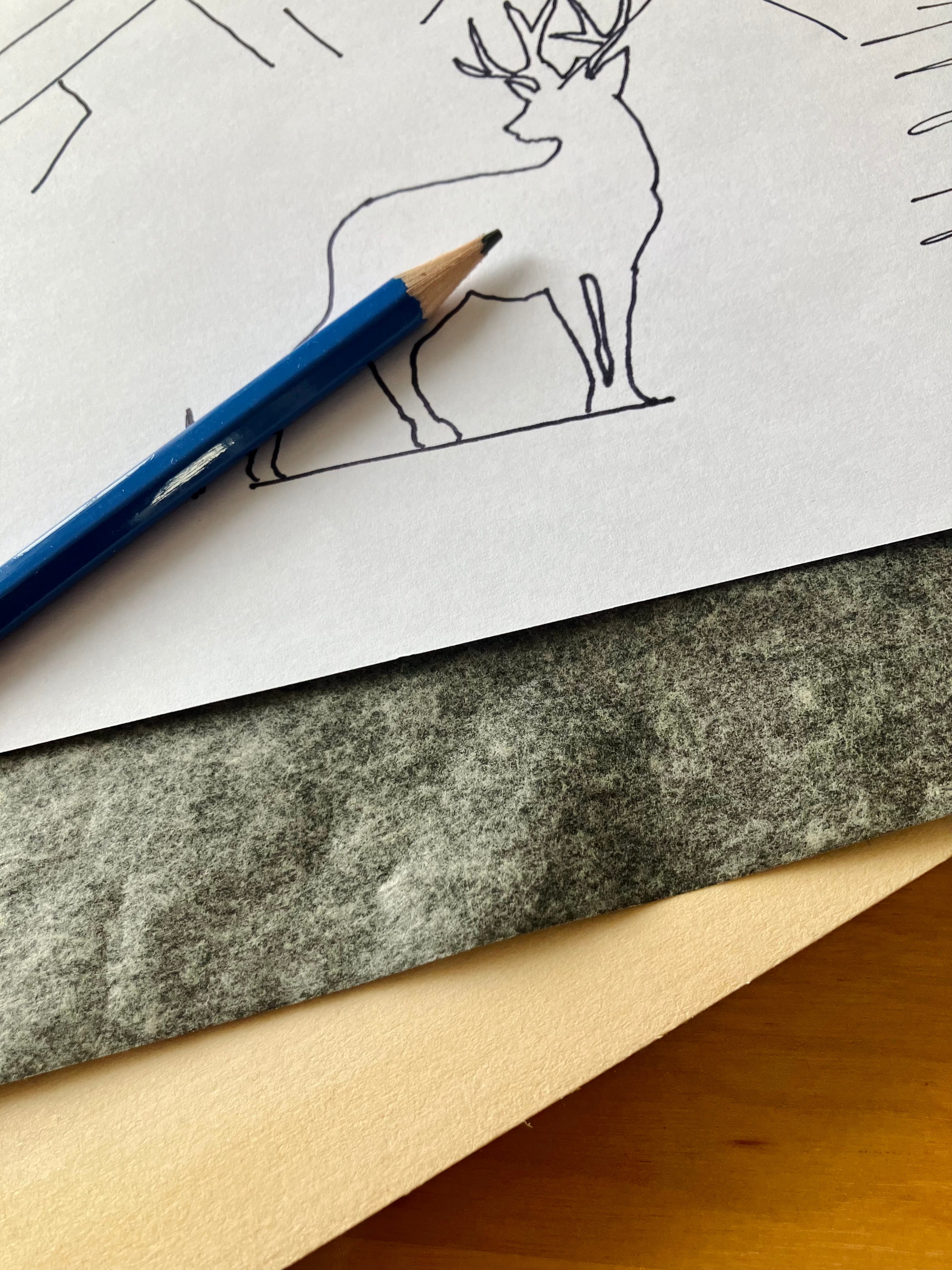 Papier transfert (carbone/graphite) — pour motifs de pyrogravure