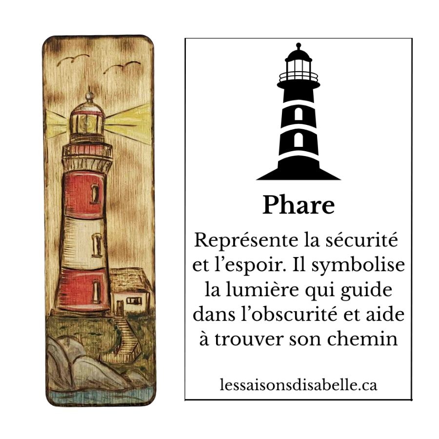 Marque-page en bois pyrogravé — plusieurs motifs + option personnalisée