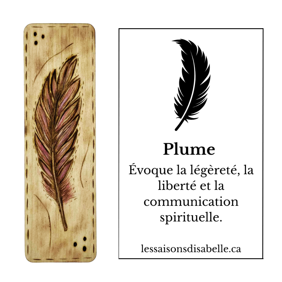 Marque-page en bois pyrogravé — plusieurs motifs + option personnalisée